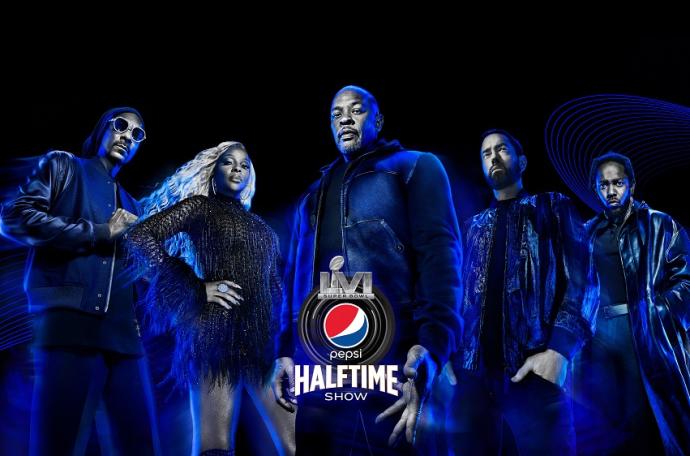 Dr. Dre, Eminem, Kendrick Lamar, y Mary J. Blige actuarán en el Super Bowl.