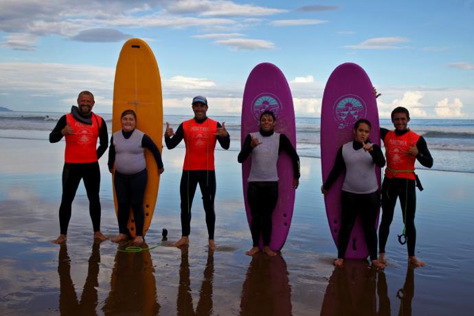 El proyecto nace con la necesidad de impulsar el surf adaptado