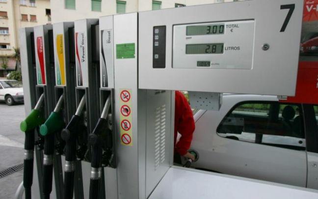 Un surtidor de gasolina.