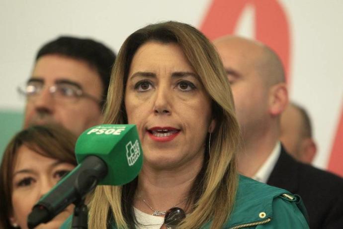 Susana Díaz, secretaria general del PSOE en Andalucía