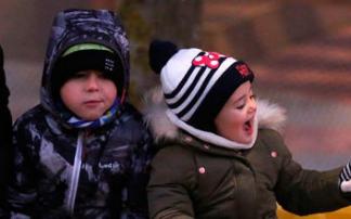 [EN FOTOS] Frío en el segundo encierro de Tafalla