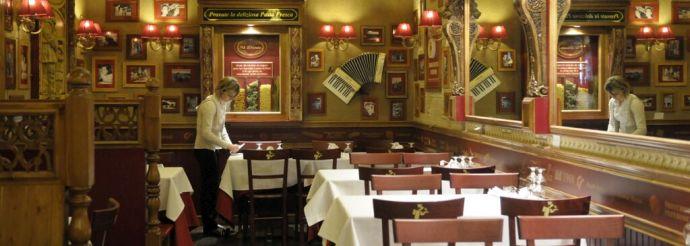 Interior de un restaurante.