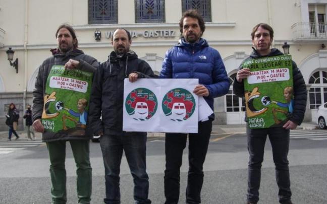 Presentación de la campaña, este martes en Vitoria