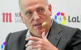 Javier Tebas, en un evento el pasado jueves. Foto: E.P. Javier Tebas, en un evento el pasado jueves. Foto: E.P.