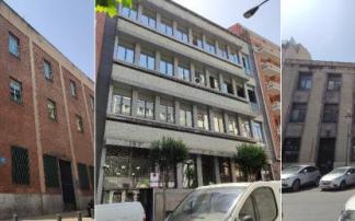 El edificio de la calle Cortes, el de Indautxu y el de la Avenida Madariaga El edificio de la calle Cortes, el de Indautxu y el de la Avenida Madariaga