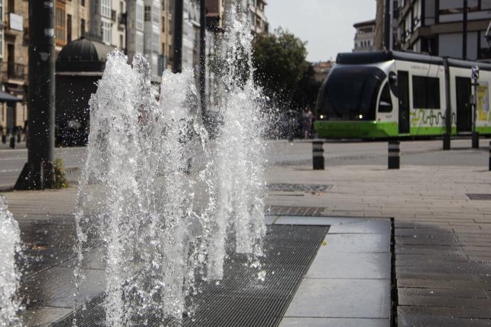 Una fuente en Vitoria-Gasteiz