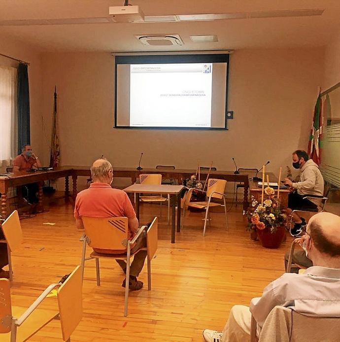 La asamblea de la SD Beasain. Foto: Cedida