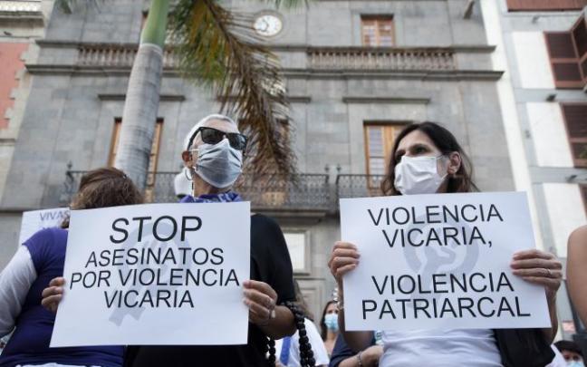 Concentración en Tenerife contra la violencia machista.