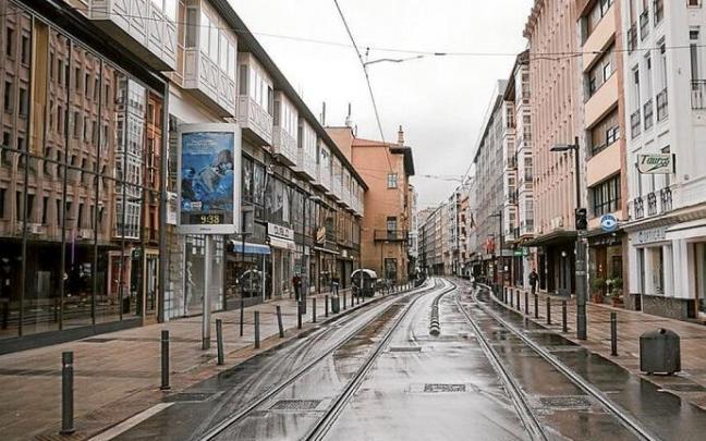 Una calle del centro de Vitoria. Foto: Efe
