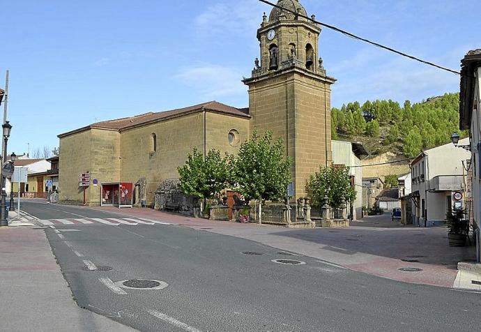 Baños de Ebro, localidad que cuenta con numerosas bodegas y edificios antiguos.