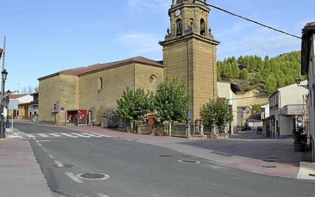 Baños de Ebro, localidad que cuenta con numerosas bodegas y edificios antiguos.