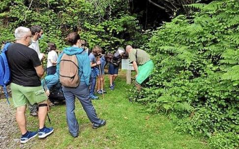 Una de las salidas organizadas por el Punto de Información de Lapurriturri. Foto: N.G.