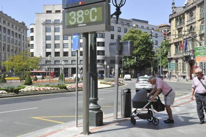 Euskadi activa el aviso amarillo por temperaturas altas persistentes.