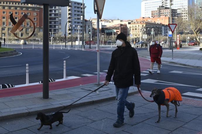 Jornada fría en Bizkaia durante el día.