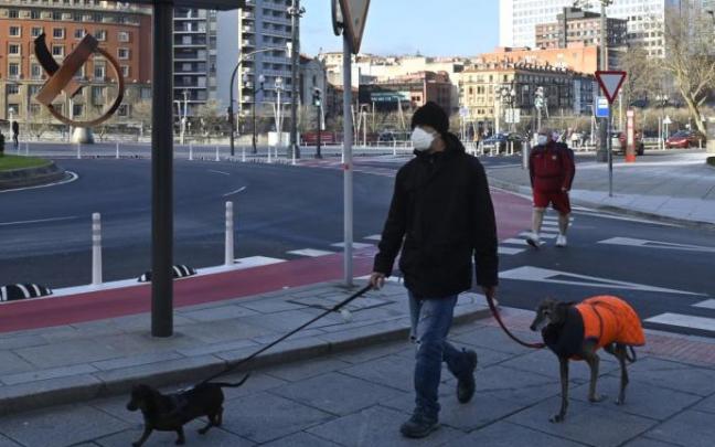 Jornada fría en Bizkaia durante el día. Jornada fría en Bizkaia durante el día.