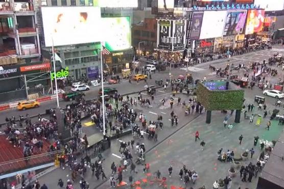 La explosión causó momentos de pánico entre los transeúntes que se encontraban en Times Square.
