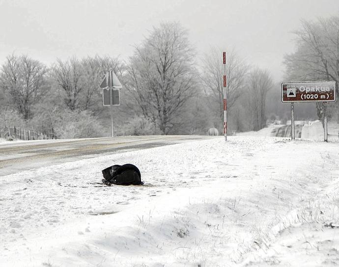 imágenes que deja la nieve