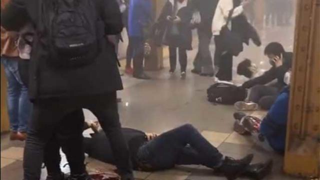 Imagen del andén en el que se han registrado los disparos.