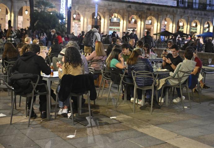 Las terrazas tendrán lleno seguro tras los partidos