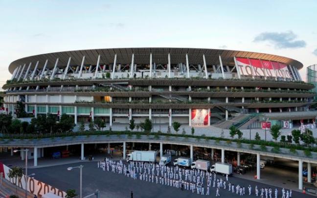 Vista del Estadio Olímpico de Tokio.