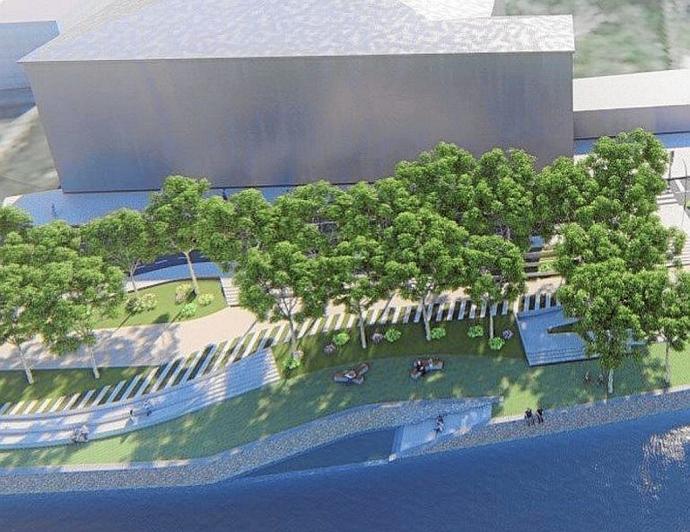 Parte del fotomontaje de la nueva propuesta. Foto: N.G.