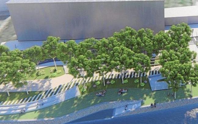 Parte del fotomontaje de la nueva propuesta. Foto: N.G.