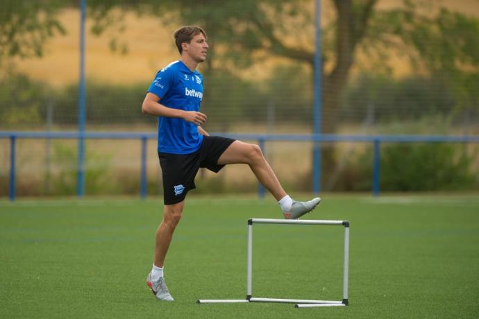 Pina en un entrenamiento