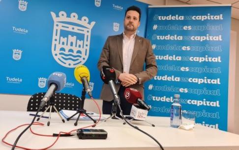 Alejandro Toquero durante la rueda de prensa de hoy Alejandro Toquero durante la rueda de prensa de hoy
