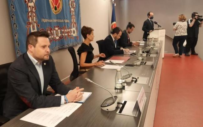 Toquero y Chivite, en el 12º Foro Social y Empresarial del Consejo Social.