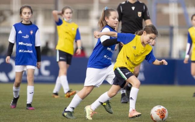 Imagen de un partido de la tercera jornada del Torneo Femenino. Imagen de un partido de la tercera jornada del Torneo Femenino.
