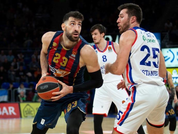 Shengelia, con el Baskonia.