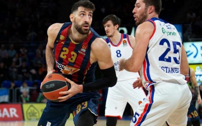 Shengelia, con el Baskonia.