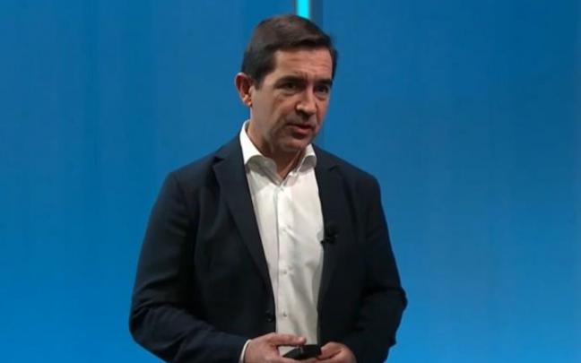 El presidente del BBVA, Carlos Torres, en el Investors Day. El presidente del BBVA, Carlos Torres, en el Investors Day.