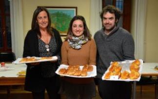 Premiados de una de las ediciones anteriores del concurso de tostadas de Barrika.