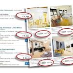 Oferta turística en los portales de reserva Booking y Airbnb para la noche previa al Tour