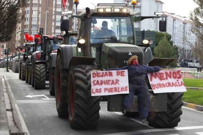 Tractorada celebrada el 19 de febrero de 2020.