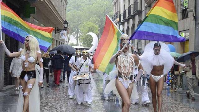 Desfile del colectivo de lesbianas, gays, bisexuales y transexuales.