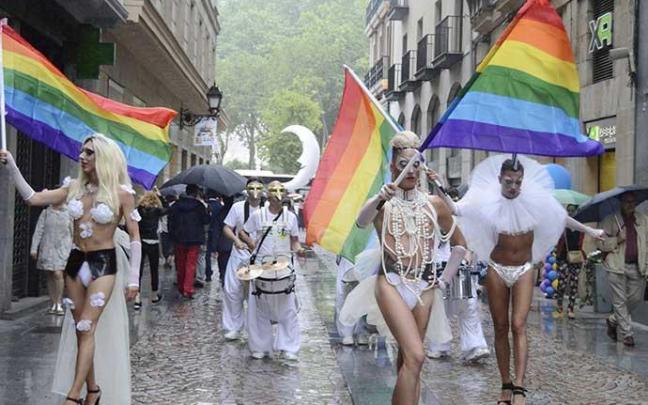 Desfile del colectivo de lesbianas, gays, bisexuales y transexuales.