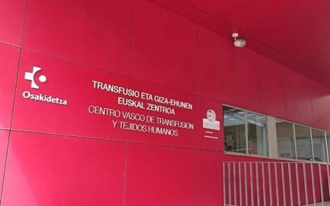 Imagen del Centro Vasco de Transfusiones y Tejidos Humanos.
