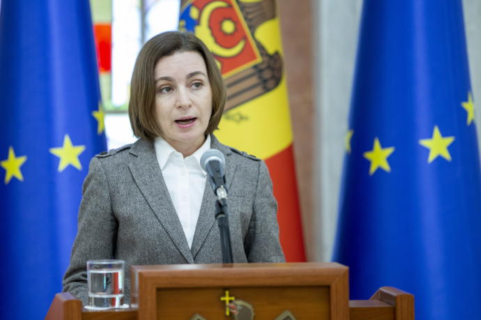 Maia Sandu, presidenta de Moldavia.