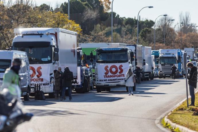 Marcha de camiones