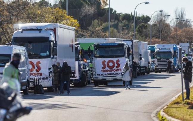 Marcha de camiones Marcha de camiones