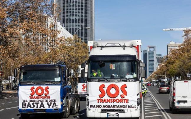 Movilización de los transportistas esta semana en Madrid Movilización de los transportistas esta semana en Madrid