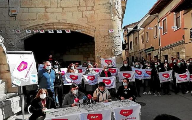 Presentación, ayer, de la nueva plataforma.