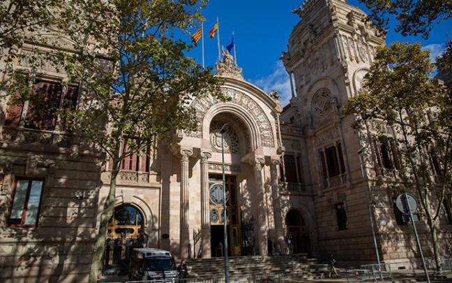 Fachada del Tribunal Superior de Justicia de Cataluña.