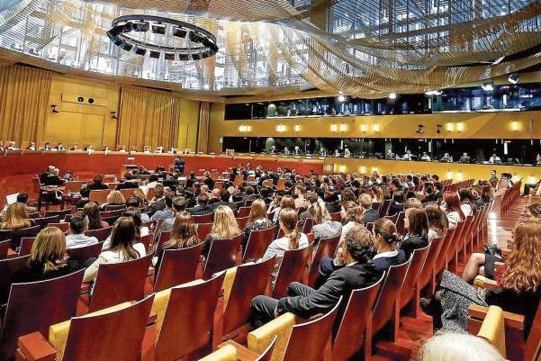 Una de las sesiones del Tribunal de Justicia de la Unión Europea, en Luxemburgo.