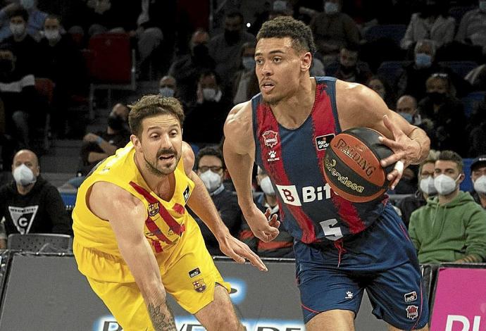 Baldwin, muy discreto el miércoles ante el Barça, debe recuperar su mejor versión ante el Alba. Foto: A.L.