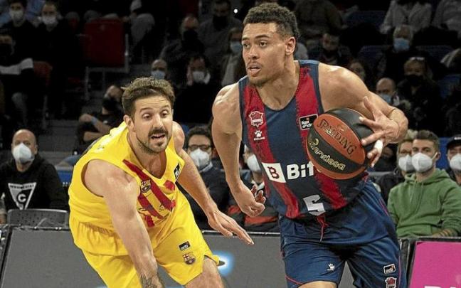 Baldwin, muy discreto el miércoles ante el Barça, debe recuperar su mejor versión ante el Alba. Foto: A.L.