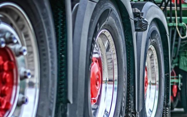 Imagen de detalle de un camión