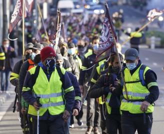 Manifestación de Tubacex en Vitoria